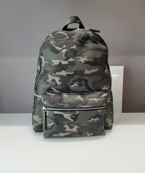Orciani Zaino Camouflage in pelle